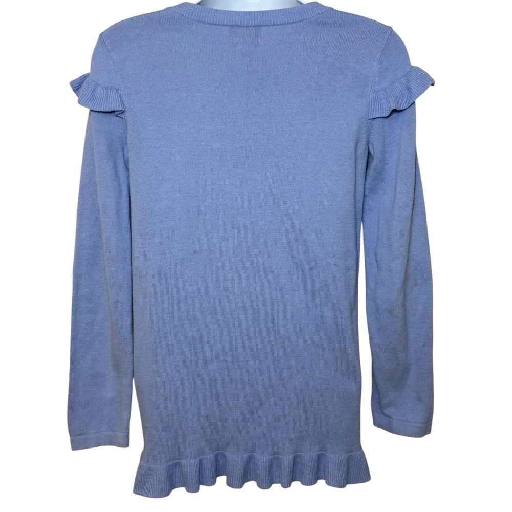 Lilly Pulitzer Serah Sweater Girls XL(12-14) Periwinkle Purple Long Sleeve - Picture 2 of 8